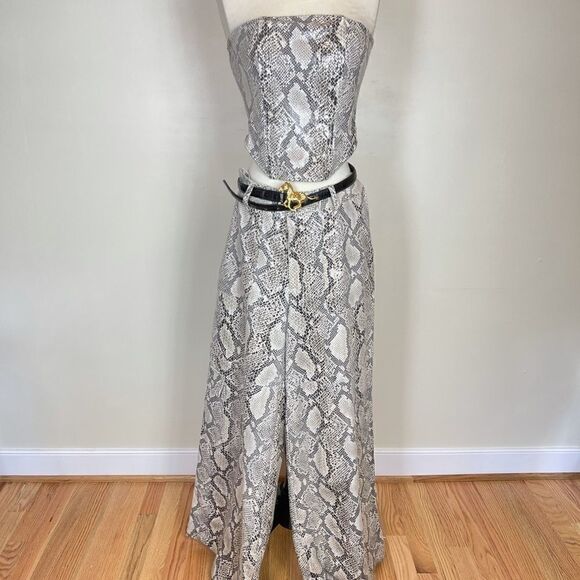 Kim Shui Snake Wide Leg Crop Set - Picture 2 of 5